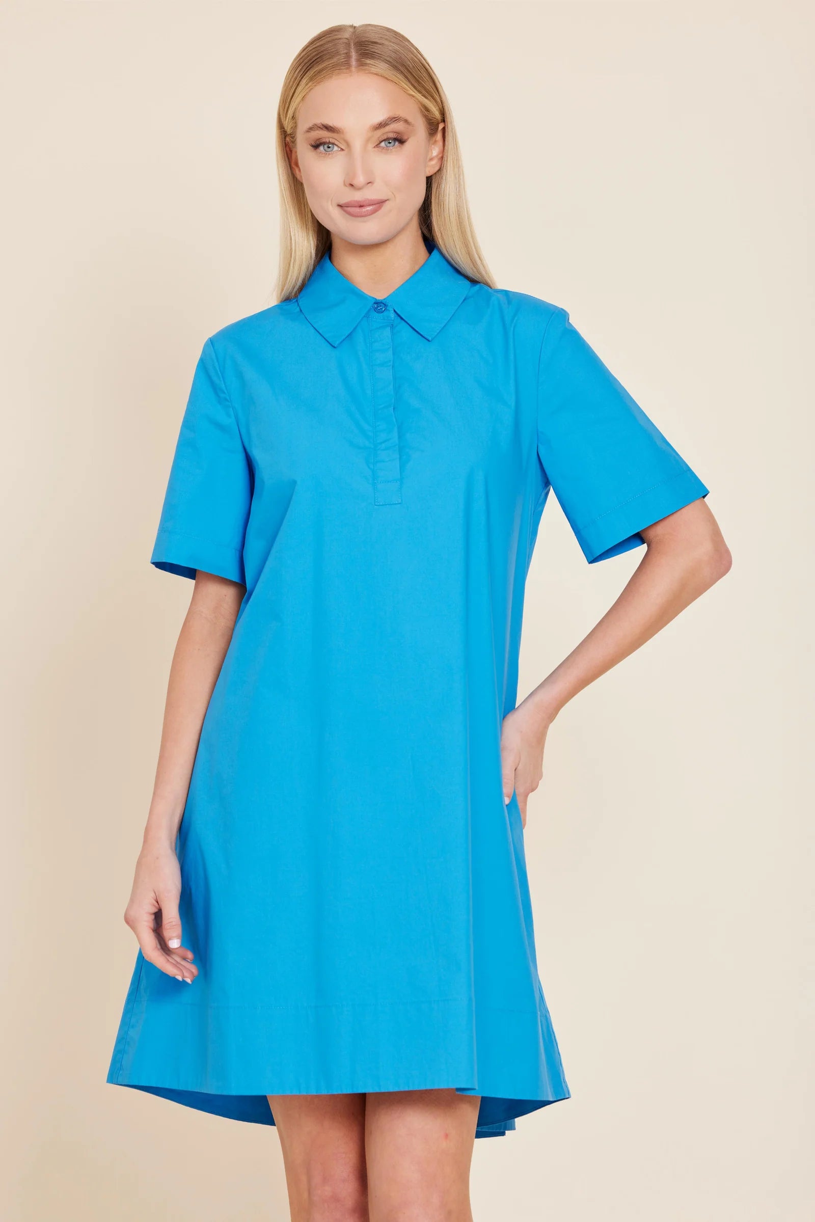 Dolce Cabo Poplin Shirt Dress Style 231