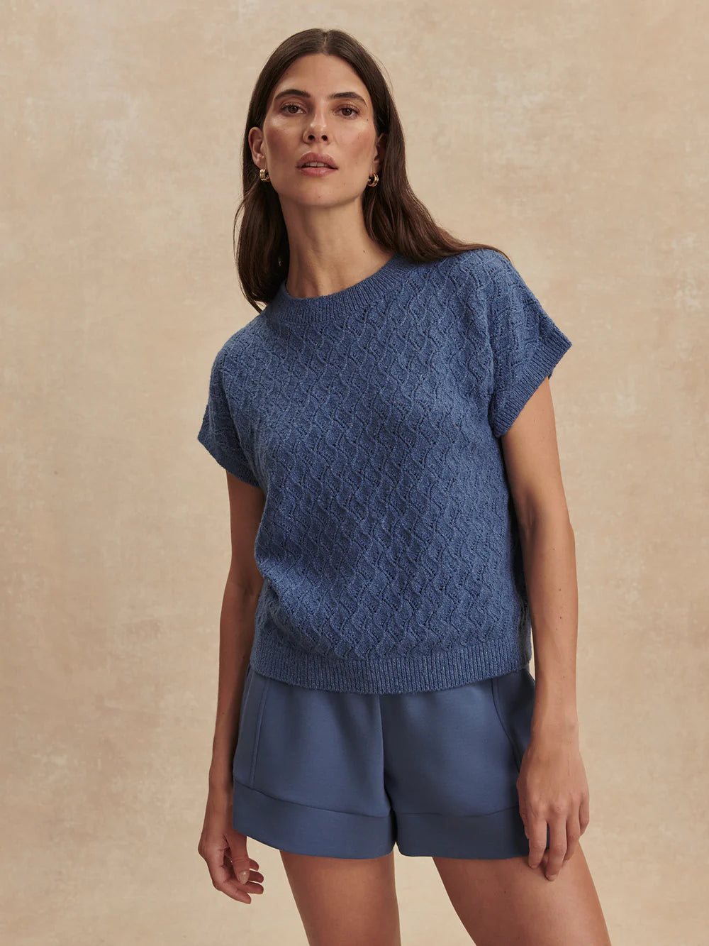 Varley Manae Pointelle Knit Top 03190