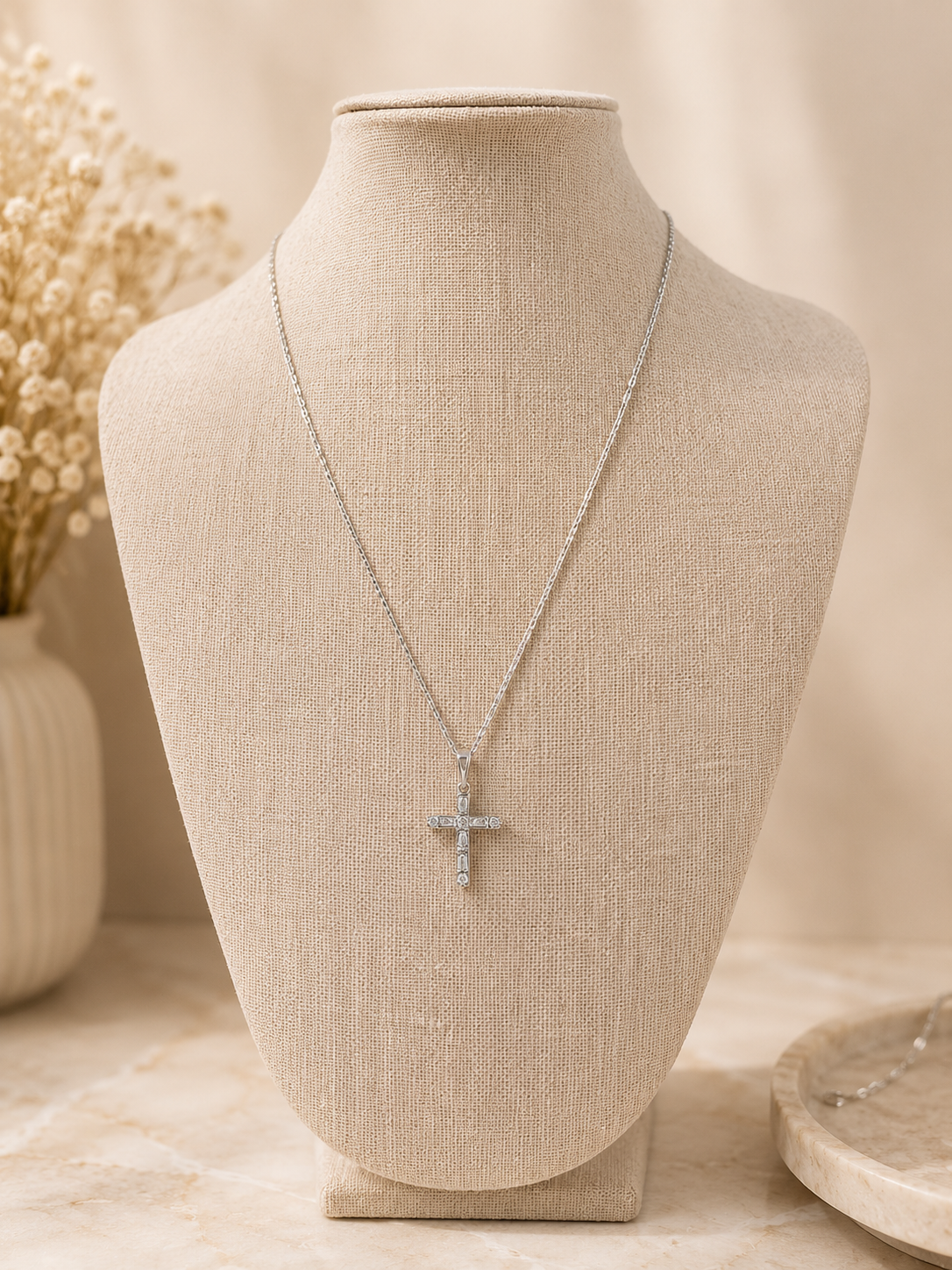 Silver Cross Necklace