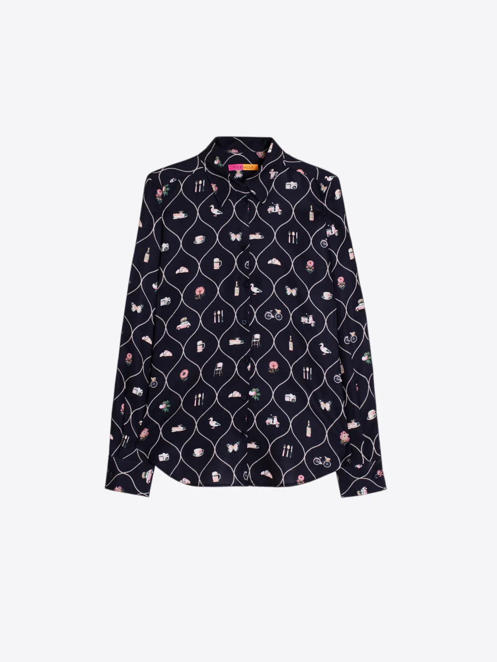 Vilagallo Navy Brasserie Shirt 33906