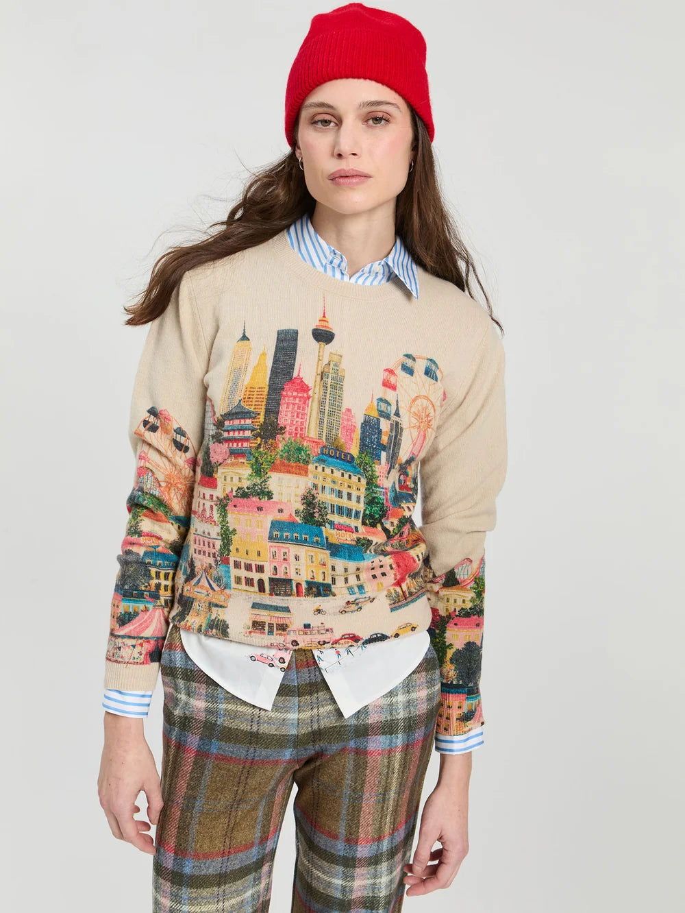 Vilagallo 34134 Beige City Sweater