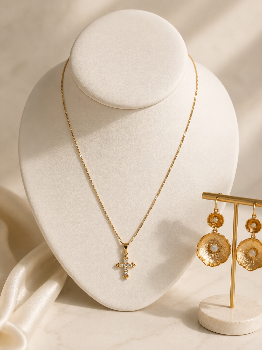 Gold Cross Necklace