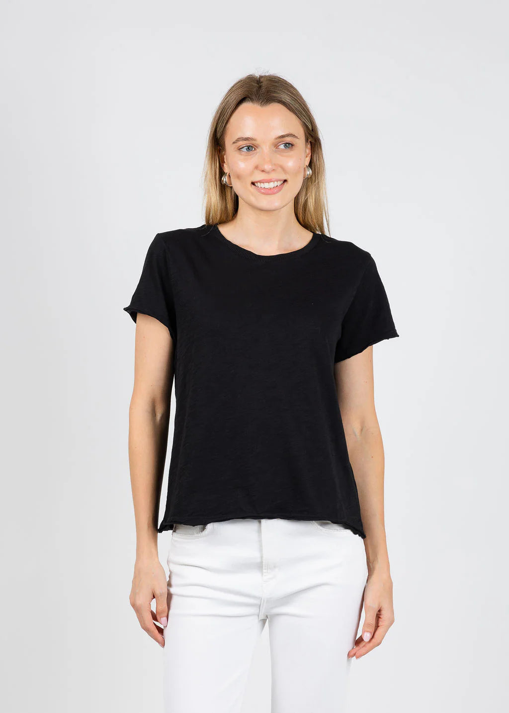 Elliott Lauren Silvie Short Sleeve Tee - Black