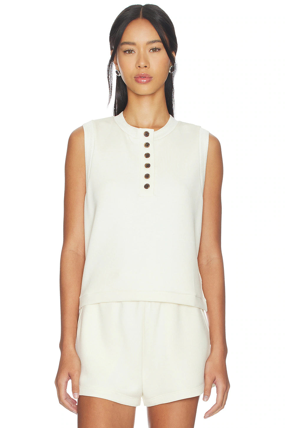 Varley Marla Button Placket Tank - 03162
