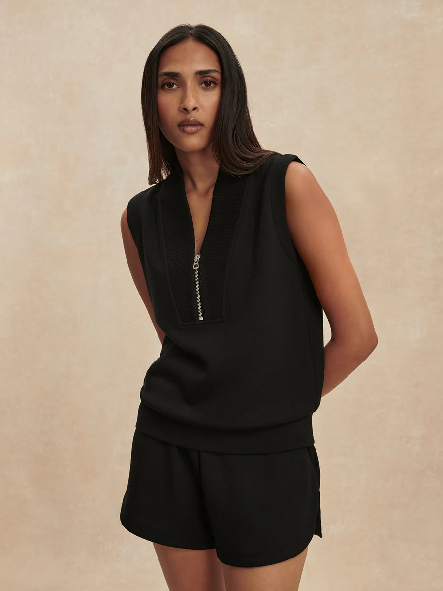 Varley Beau Sleeveless Half-Zip Sweat 03445