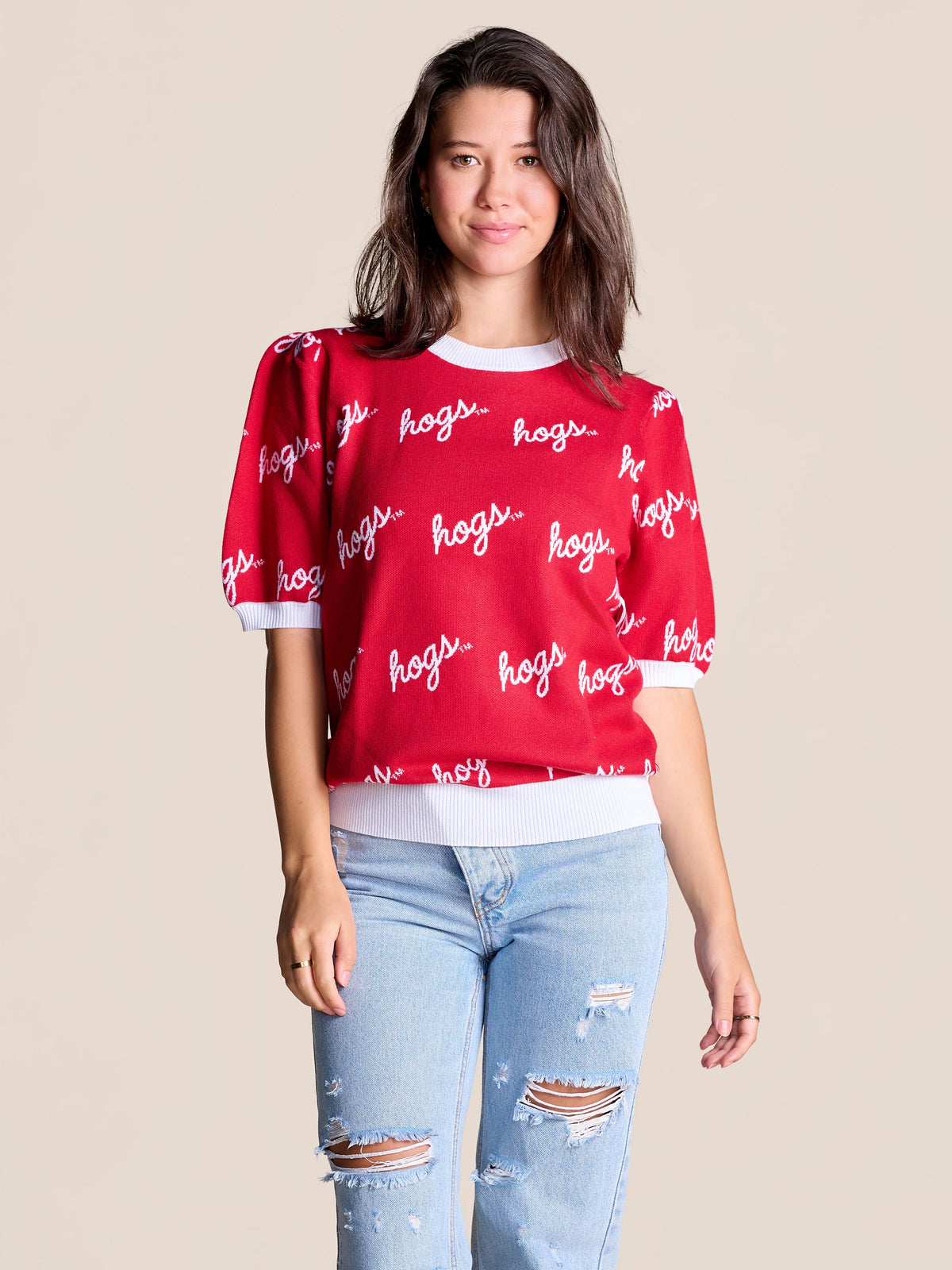 The Merit Puff Sleeve Sweater | Arkansas