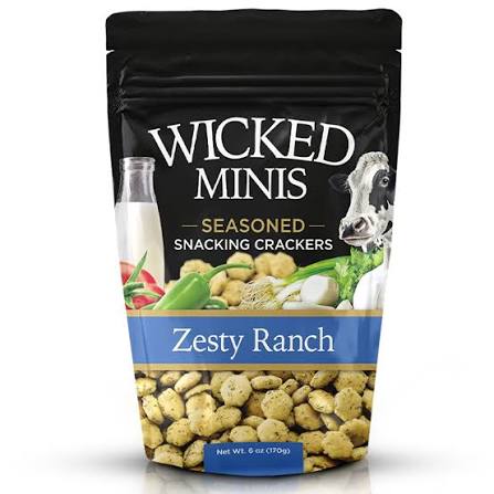 Wicked Minis Zesty Ranch Snacking Crackers